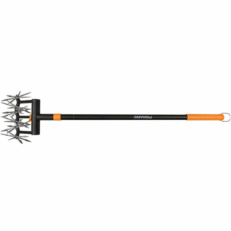 Lawn & Garden * | Store Fiskars 98966935 Extendable Rotary Cultivator, Steel Handle, 40 -60