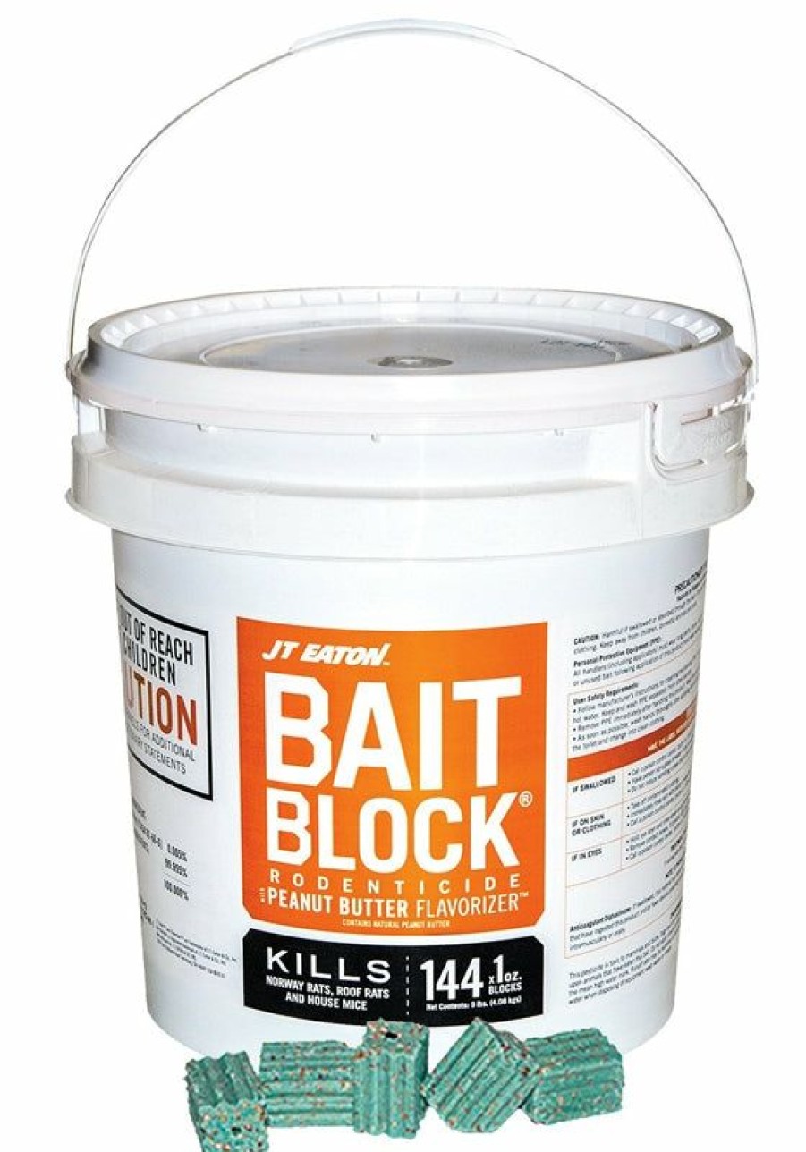 Lawn & Garden * | Top Sell Jt Eaton 709Pn Bait Block Rodenticide Anticoagulant Bait, 9 Lbs