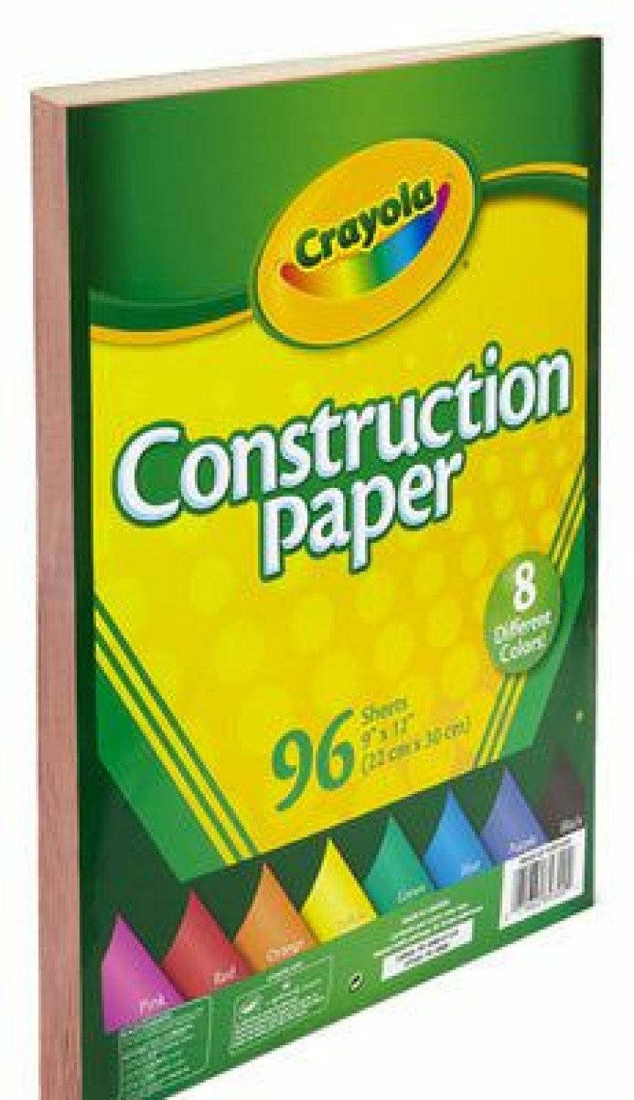 School & Office Goods * | Sale Crayola 99-3000 Standard Construction Paper, 96 Sheet, 9 X 12