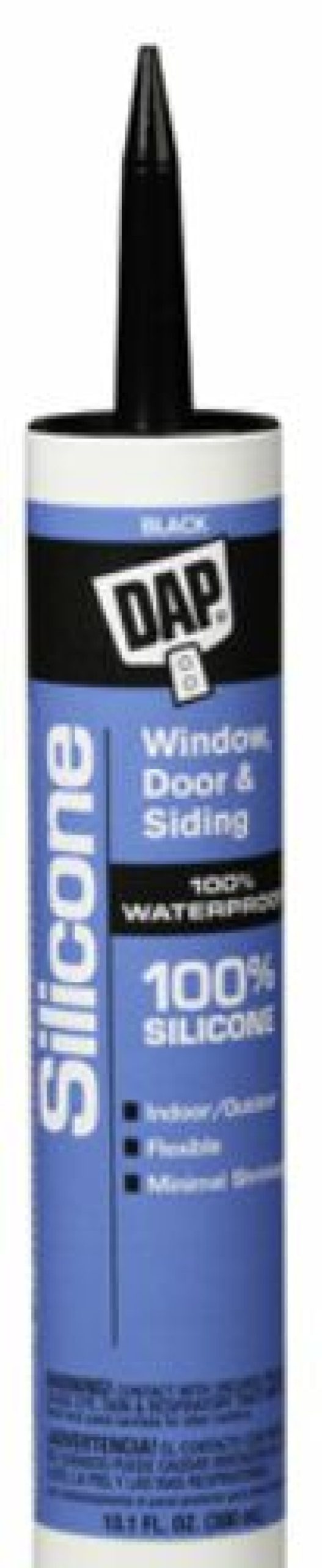 Caulk * | Sale Dap 08642 Window & Door 100% Silicone Rubber Sealant, 9.8 Oz, Black