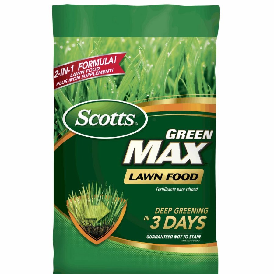 Lawn & Garden * | Sale Scotts 44611A Green Max Lawn Food Fertilizer, 27-0-2, 10000 Sq.Ft.