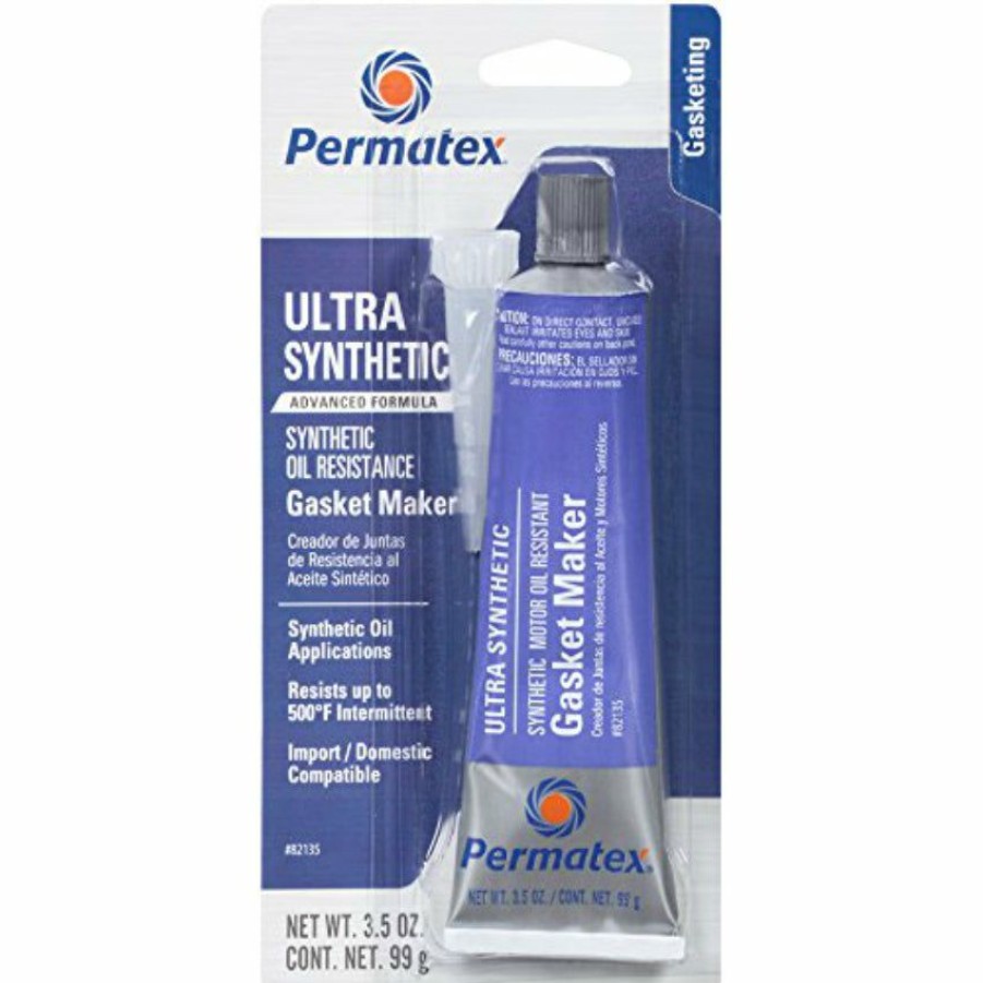 Automotive * | Sale Permatex 82135 Ultra Synthetic Rtv Gasket Maker, 3.5 Oz