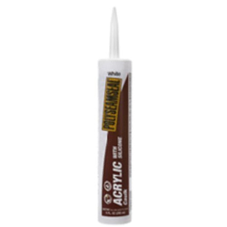 Caulk * | Top Selling Loctite 1507593 Polyseamseal Acrylic Caulk With Silicone, Clear, 10 Oz