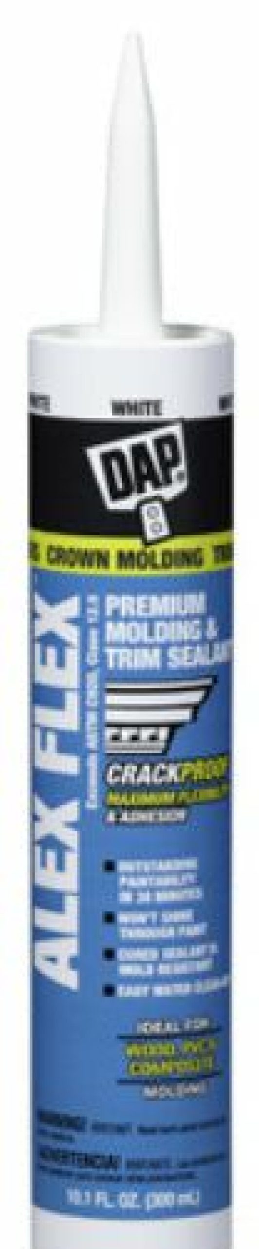 Caulk * | Tendy Style Dap 18542 Alex Flex Premium Molding & Trim Sealant, 10.1 Oz, White