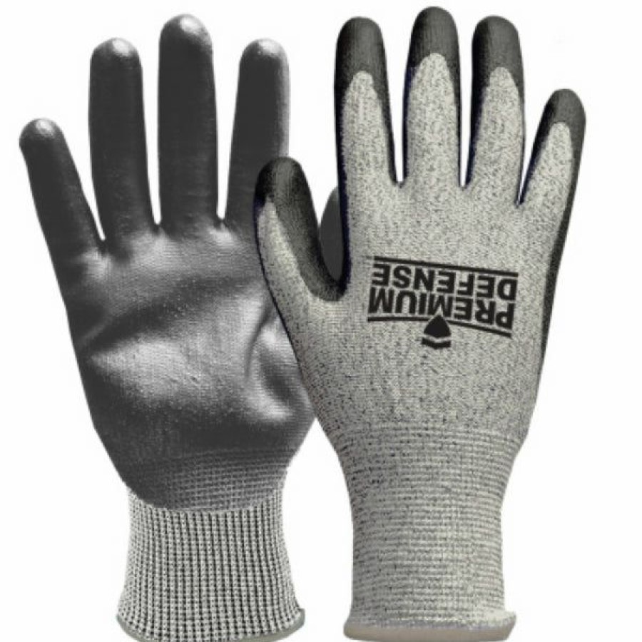 Lawn & Garden * | Best Sale Premium Defense 7009-26 Men'S Cut Resistant Glove, Gray, Extra-Large