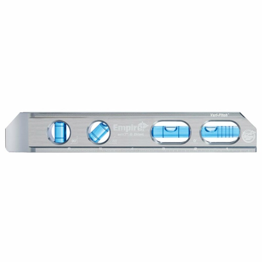 Tools For The Home * | Sale Empire Em71-8 True Blue Magnetic Billet Torpedo Level, 8