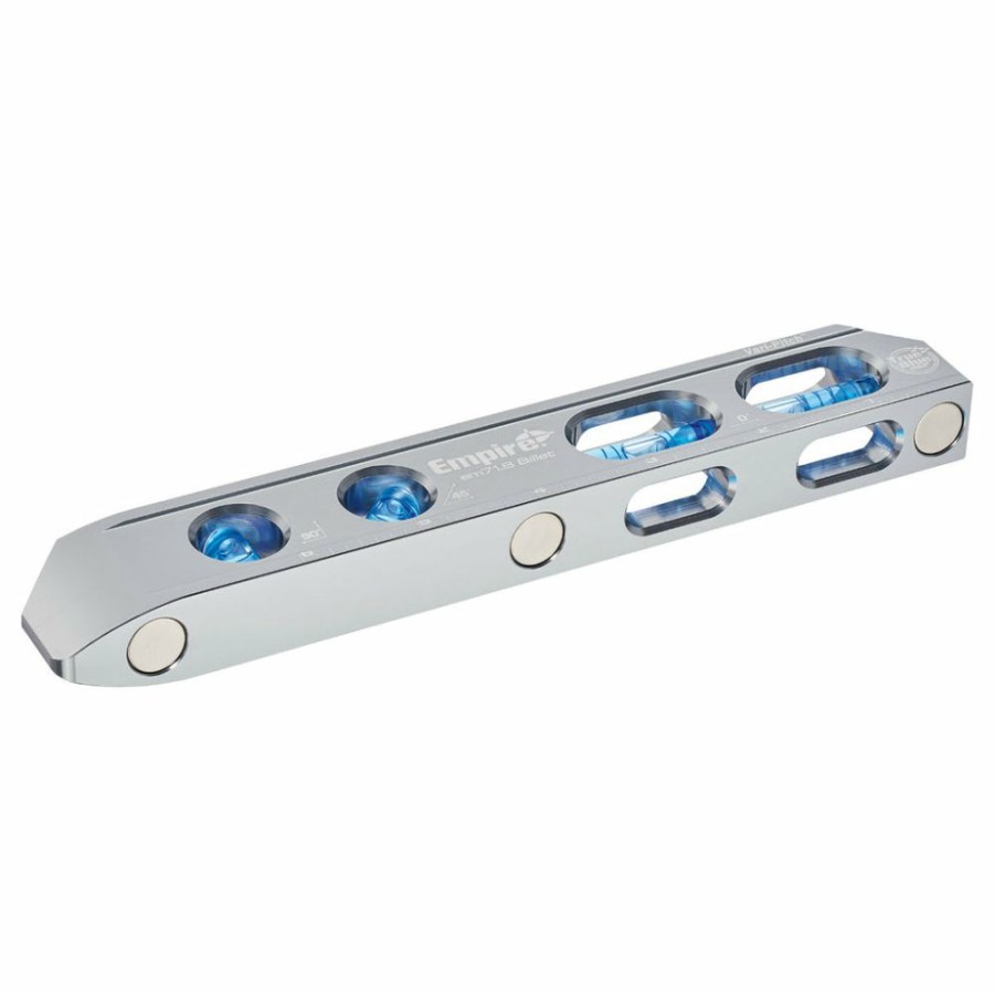 Tools For The Home * | Sale Empire Em71-8 True Blue Magnetic Billet Torpedo Level, 8