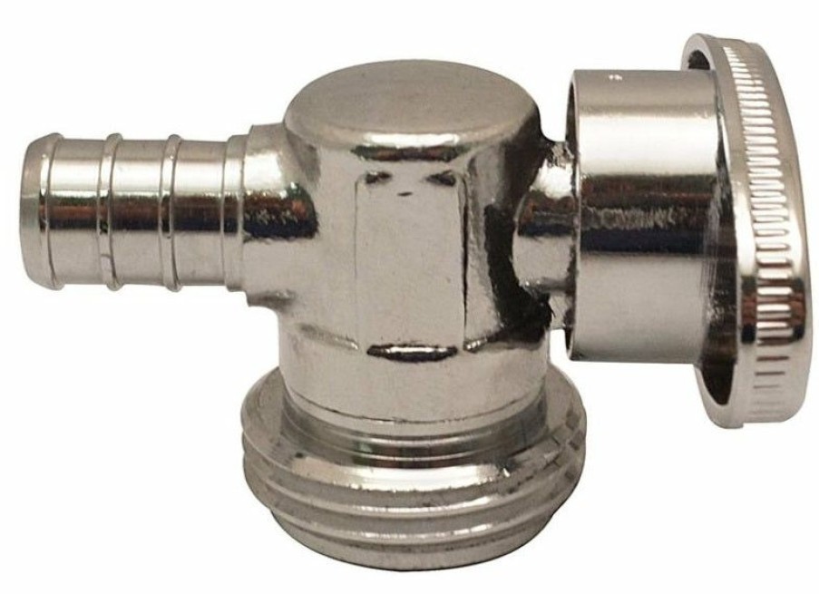 Valves * | Top Sell Conbraco Apxghv1234 Angle Stop Valve, 200 Psi, Chrome Plated