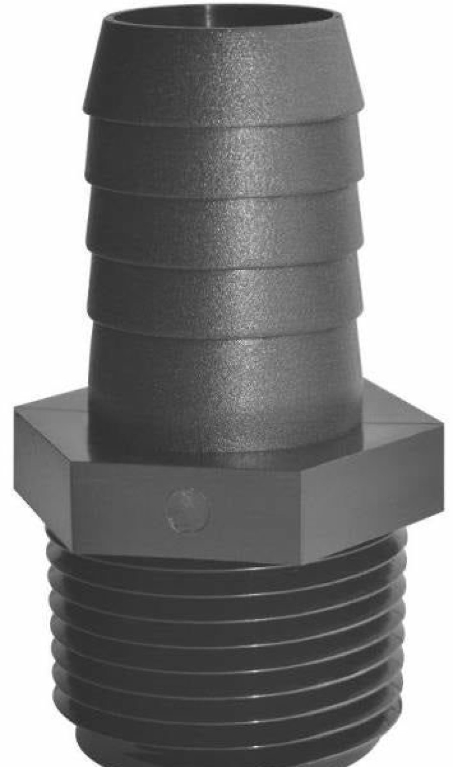 Lawn & Garden * | Good Quality Green Leaf A 3812 P Threaded Poly Adapter, 3/8 Mpt X1/2 Barb