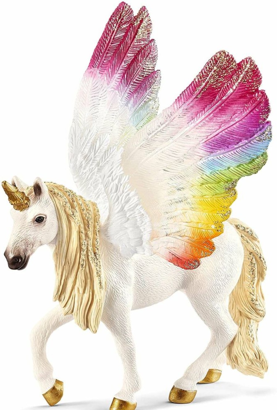 General Toys * | Top Sell Schleich 70576 Winged Rainbow Unicorn