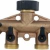 Lawn & Garden * | Tendy Style Green Thumb 44Gt Faucet To Hose Manifold, 4-Way, Brass