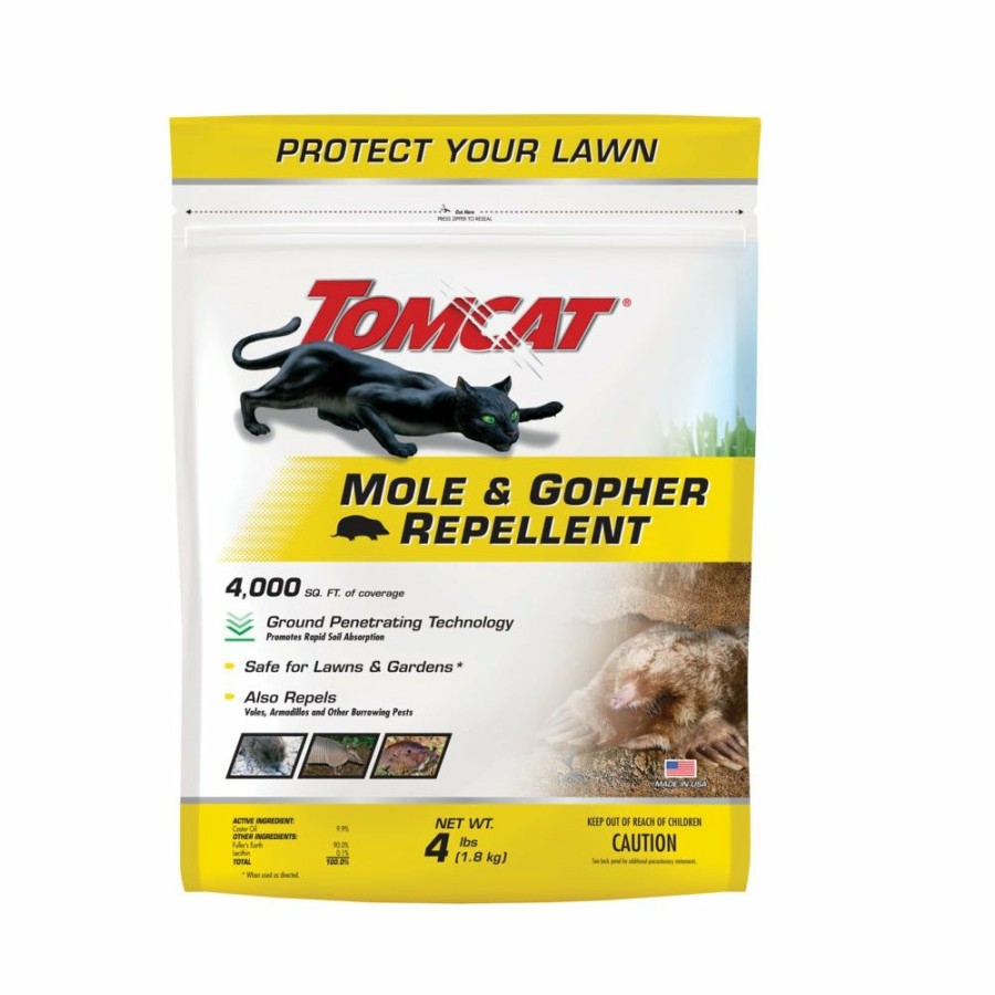 Lawn & Garden * | Clearance Tomcat 0348304 Mole And Gopher Repellent Granule, 4000 Sq-Ft