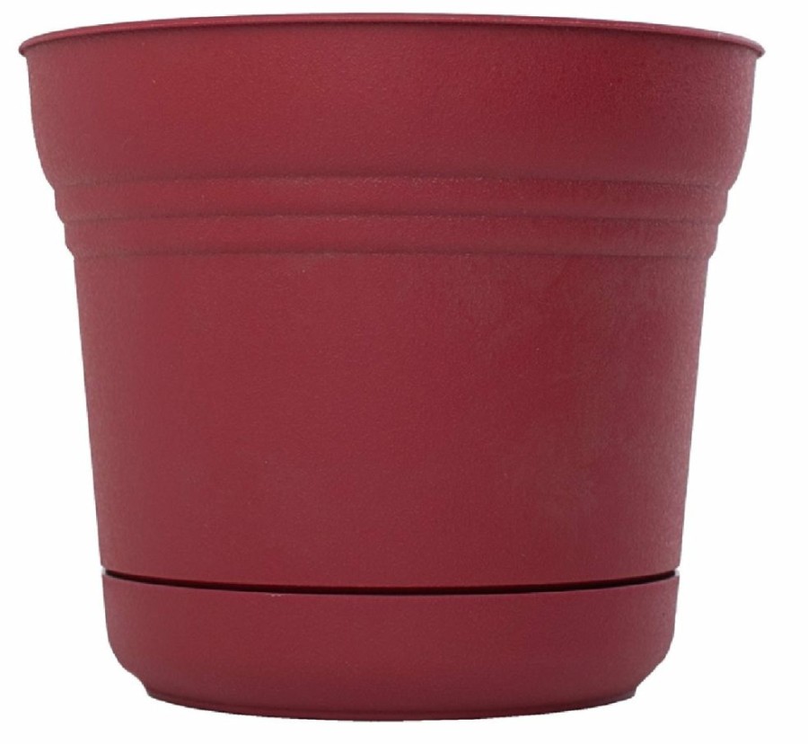 Lawn & Garden * | Sale Bloem Sp1413 Saturn Planter, Plastic, Union Red