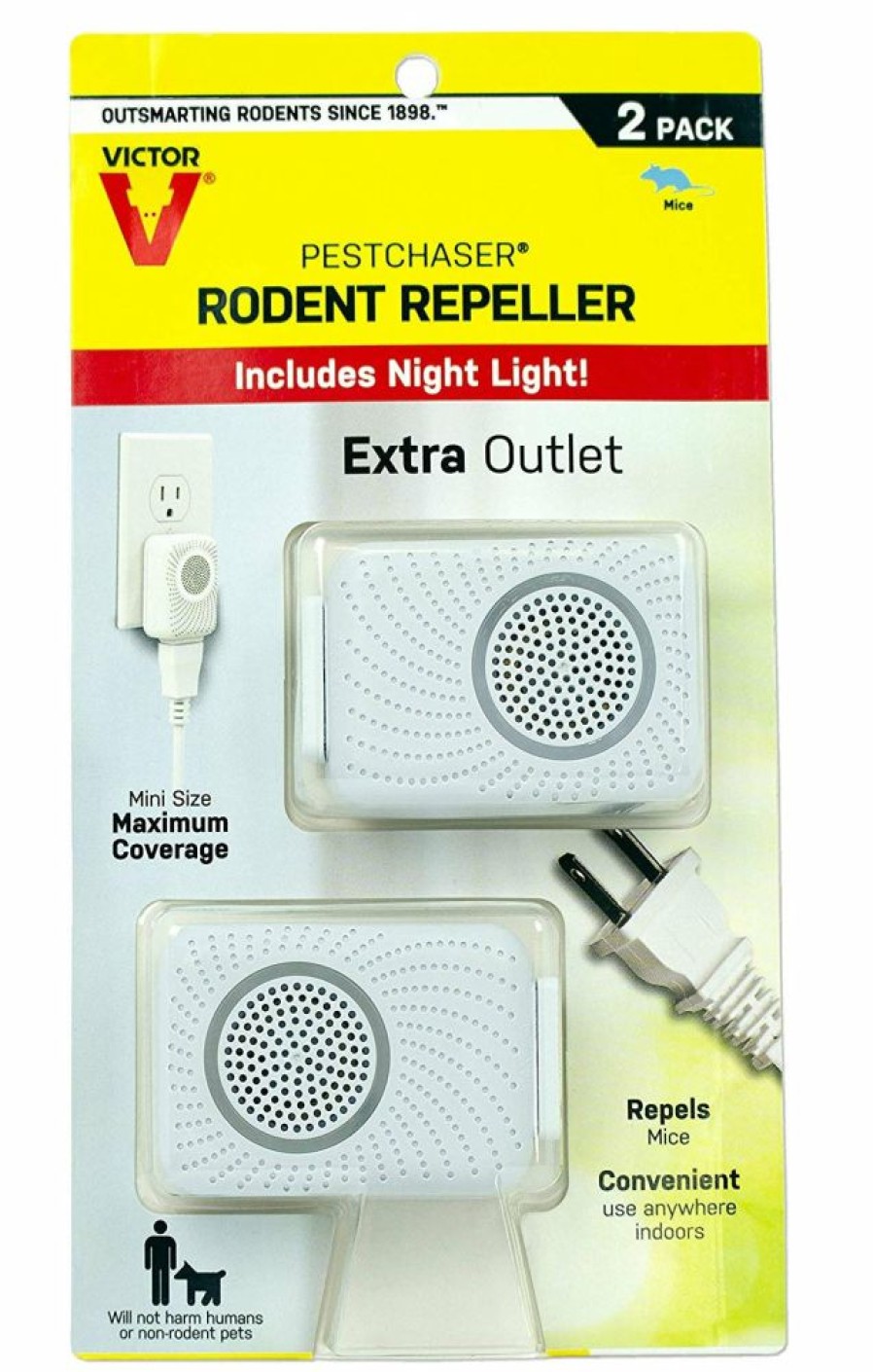 Lawn & Garden * | Limited Edition Victor M752Ps 2 Units Pestchaser Rodent Repellent, White