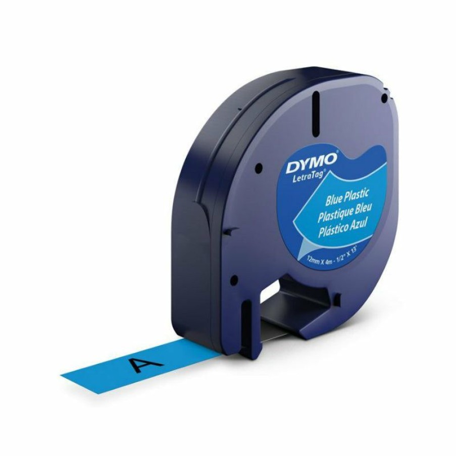 School & Office Goods * | Unique Dymo 91335 Blue Plastic Labels For Letratag Label Maker