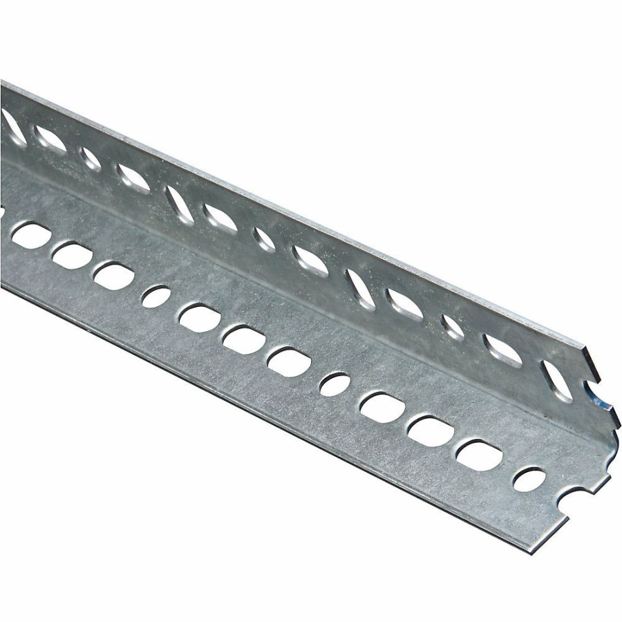 Metal Stock * | Bargain Sale National Hardware 182758 Galvanized Steel Equal Leg Slotted Angle, 1-1