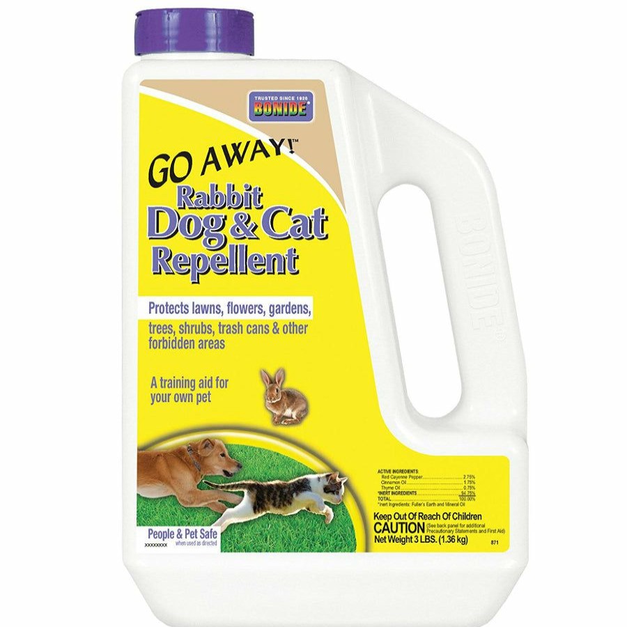 Lawn & Garden * | Store Bonide 871 Go Away Rabbit/Dog & Cat Repellent Granules, 3 Lbs