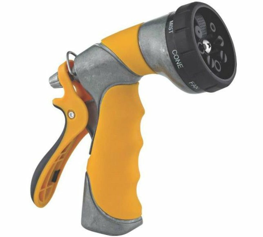 Lawn & Garden * | Official Landscapers Select Gn99701 8-Pattern Spray Nozzle, Yellow, 6-5/8 In