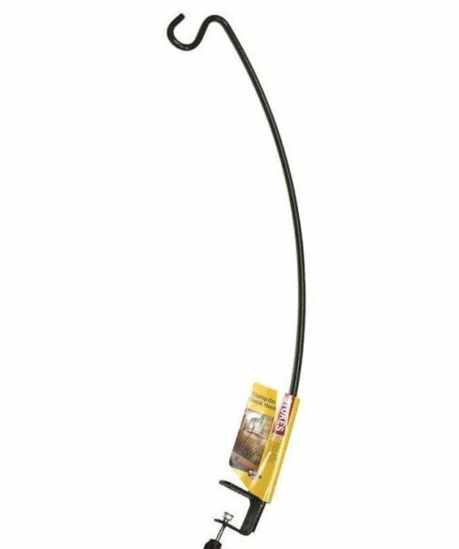 Lawn & Garden * | Tendy Style Hiatt 38015 Stokes Select Clamp-On Deck Hook, 35 , Black