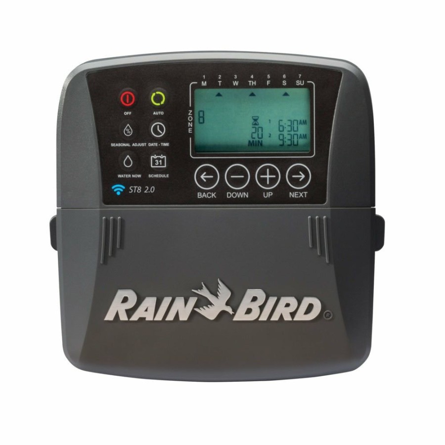 Lawn & Garden * | Unique Rain Bird St8I-2.0 Programmable Wifi Sprinkler Timer, Black