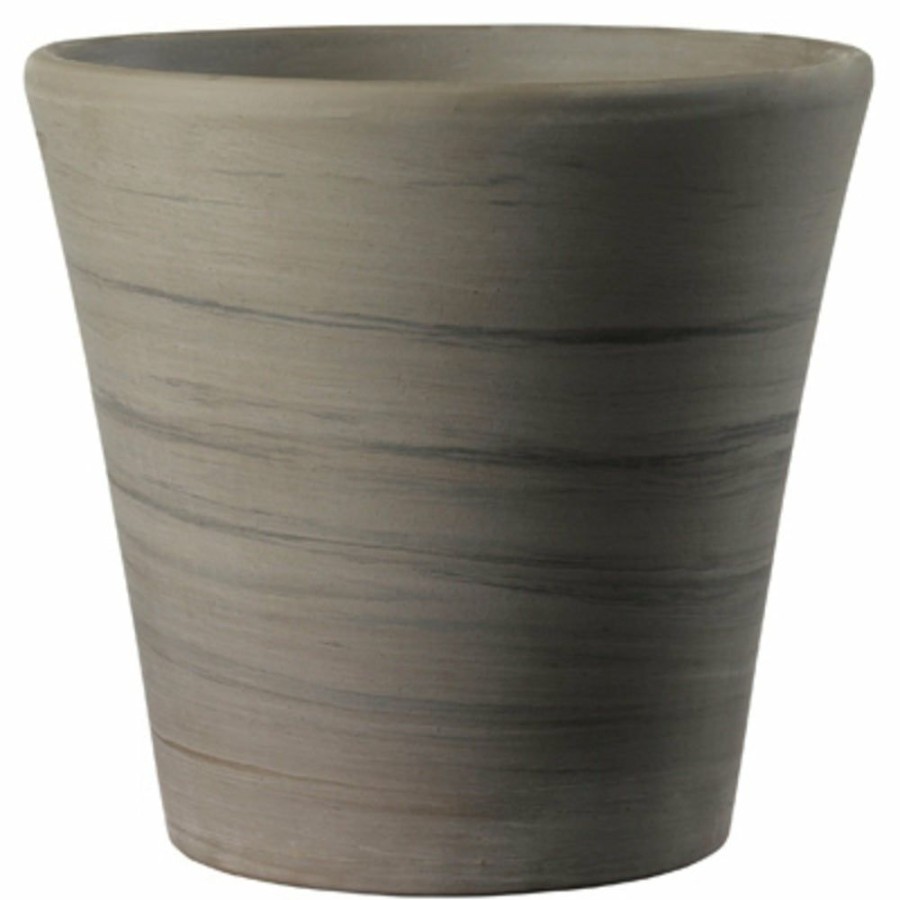 Lawn & Garden * | Good Quality Deroma 3R16Jp99Z 2 Tone Cone Pot, Clay