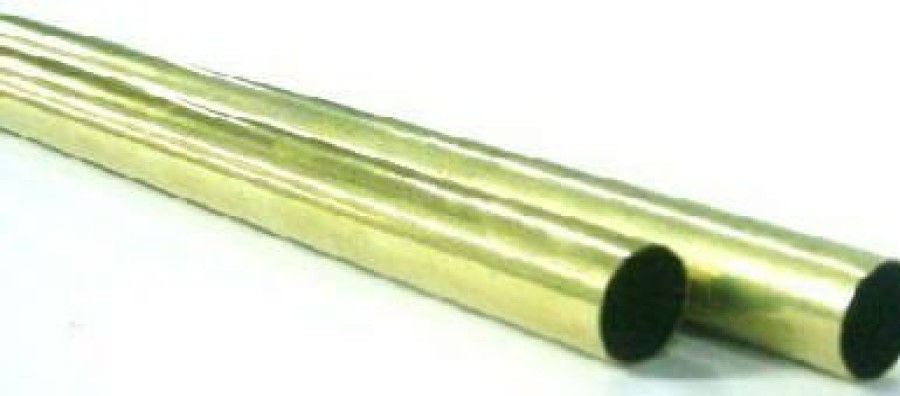 Metal Stock * | New Threads K&S 8134 Round Brass Tube, 11/32 Od X 12 Length