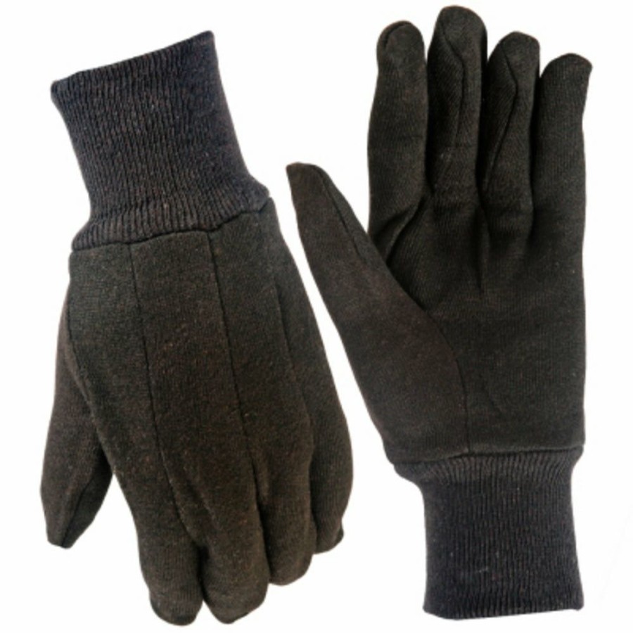 Lawn & Garden * | Store True Grip 9125-26 Men'S Cotton Jersey Glove, Small, Brown