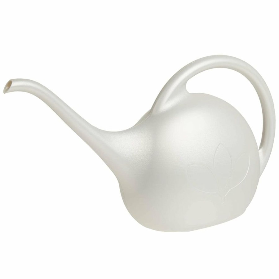 Lawn & Garden * | Unique Novelty 30602 Plastic Watering Can, 1/2 Gallon, Pearlescent White