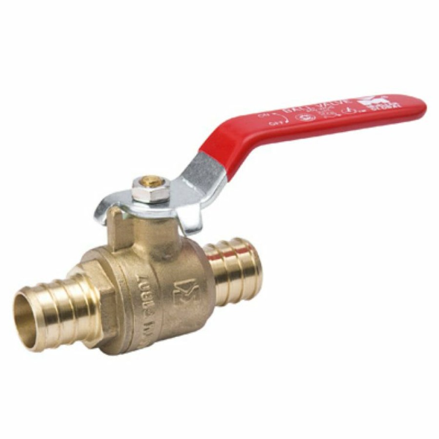 Valves * | Limited Edition B & K 107-342Nl Forged Brass Full Port Ball Valve, 3/8 Pex