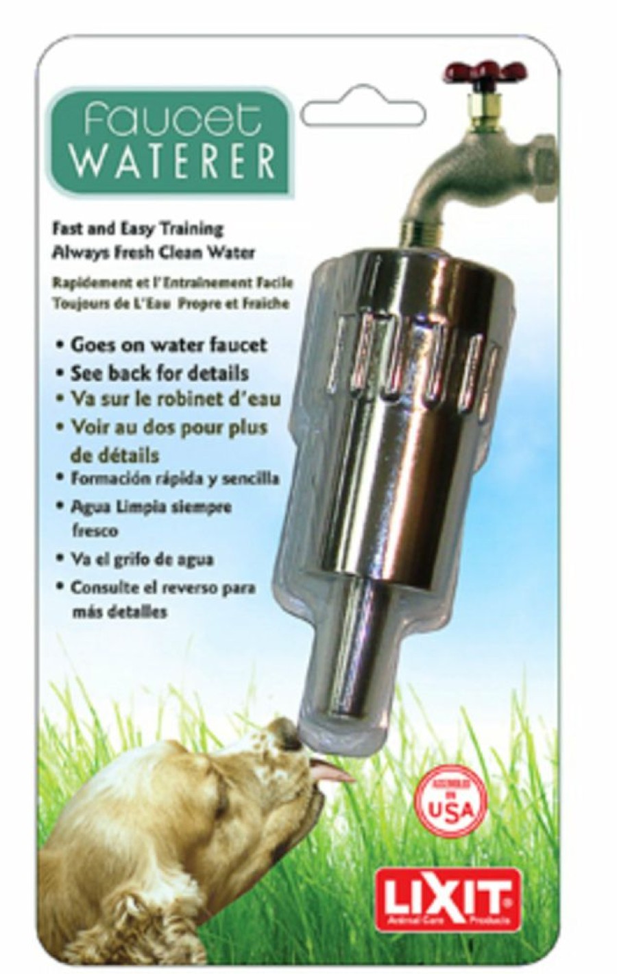 Lawn & Garden * | Top Sell Lixit 30-0840-036 Dog Faucet Waterer