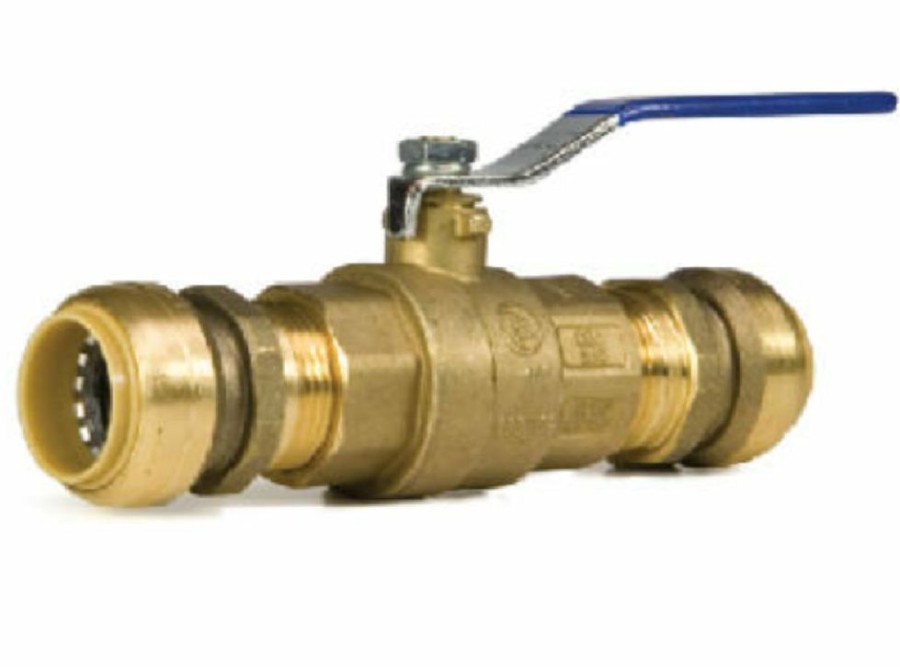 Valves * | Sale B & K 1107-065 Push On Ball Valve, 1 Inch