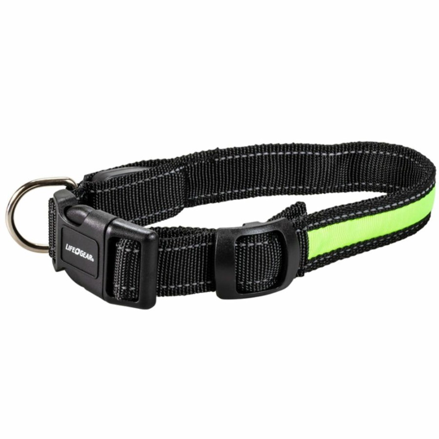 Pet Supplies * | Best Sale Life+Gear 41-3949 Rechargeable Glow Dog Collar, Medium