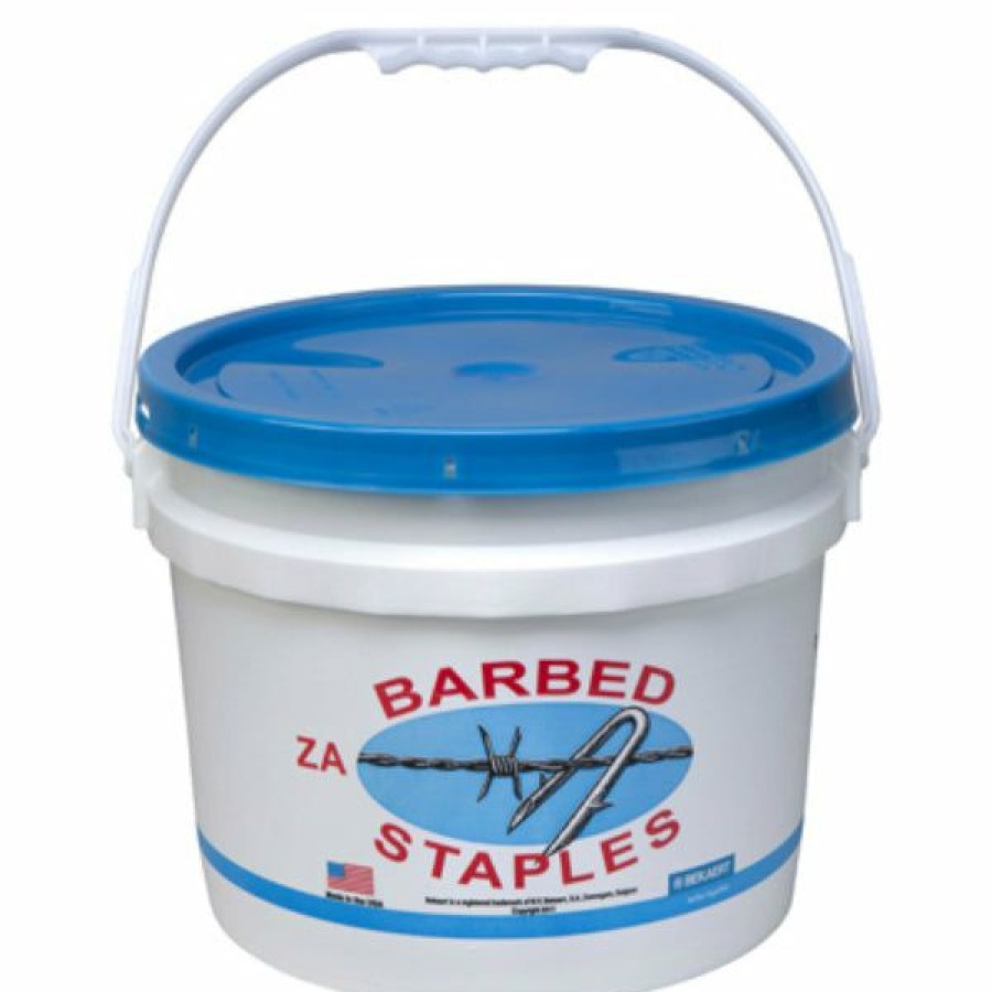 Fencing & Edging * | Large Choice Bekaert 147613 Double Barbed Fence Staples, 8-Gauge, 1.5 , 50 Lb