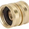 Lawn & Garden * | Shop Landscapers Select Ghadtrs-10 Double Swivel Hose Connector, Brass