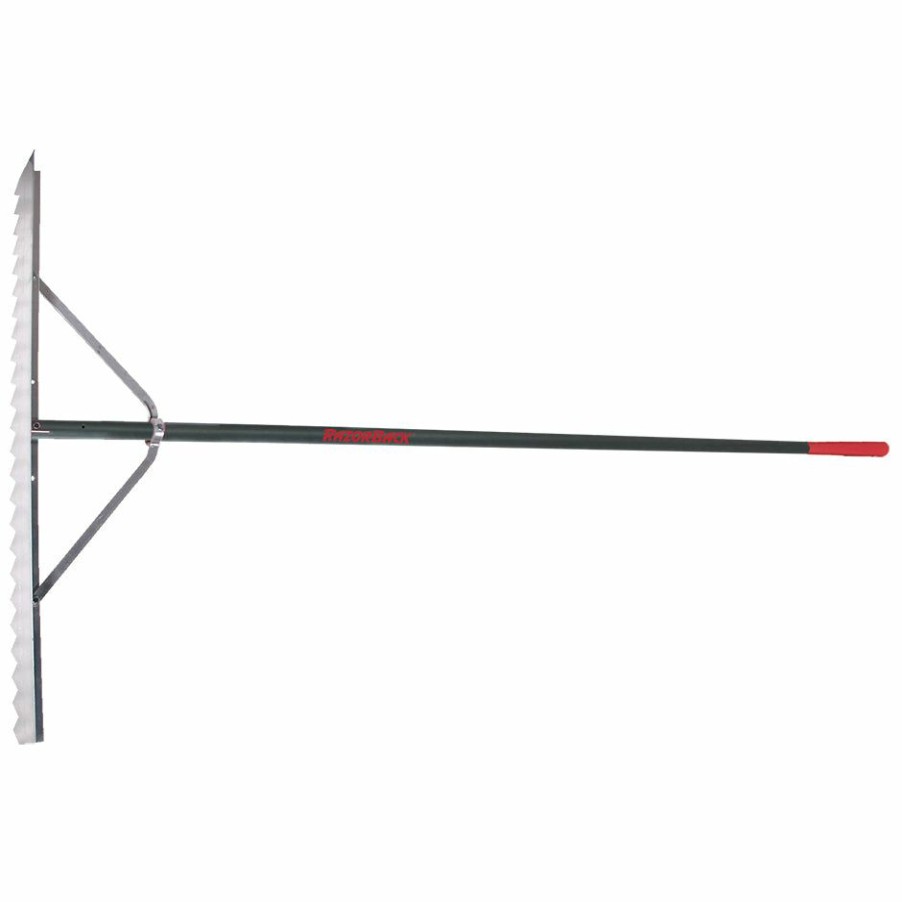 Lawn & Garden * | Best Sale Razor-Back 63133 Aluminum Asphalt Lute Rake With Aluminum Handle & End