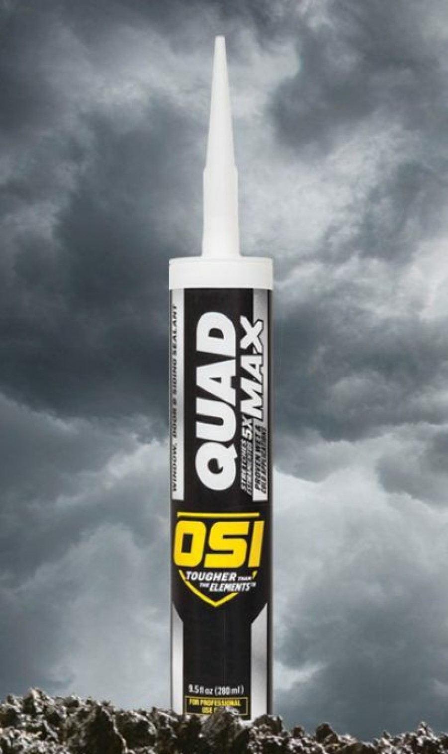 Caulk * | Limited Edition Osi Quad Max 1869414 Window, Door & Siding Sealant, Beige 456, 9.5 Oz