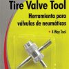 Lawn & Garden * | Official Victor 22-5-00714-8 4-Way Tire Valve Tool