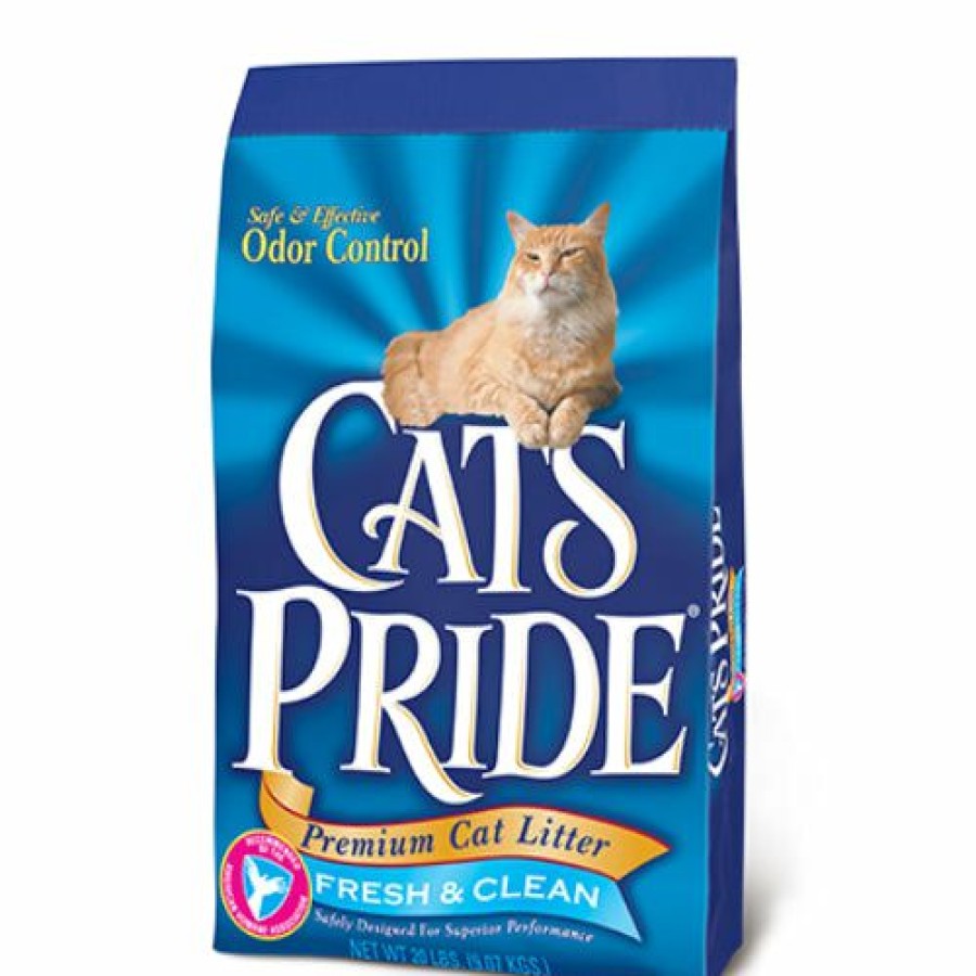 Lawn & Garden * | Official Cat'S Pride C48542 Premium Clay Cat Litter, Fresh & Clean, 20 Lbs