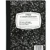 School & Office Goods * | Tendy Style Mead 09910 Black Marble Composition Book, 7-1/2 X 9-3/4 , 100-Count