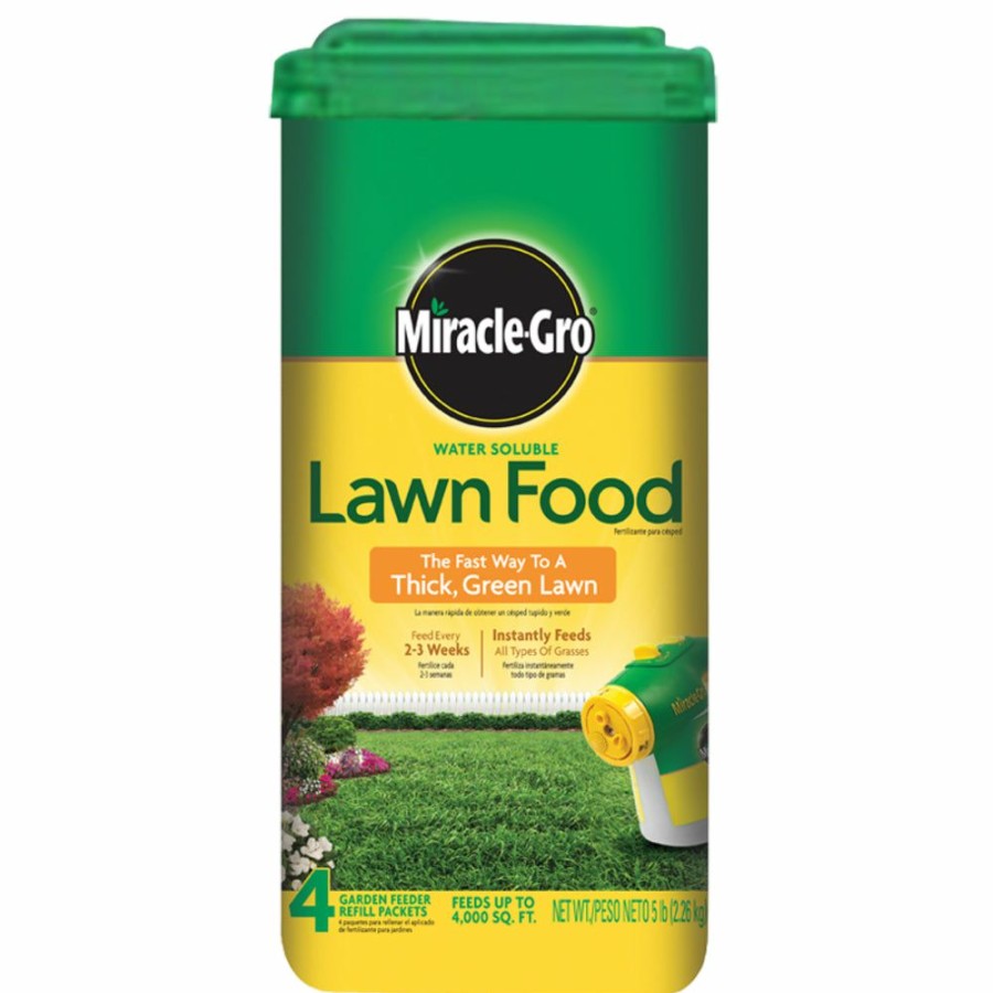 Lawn & Garden * | Best Price Miracle-Gro 1001833 Water Soluble Lawn Food, 36-0-6, 5 Lbs