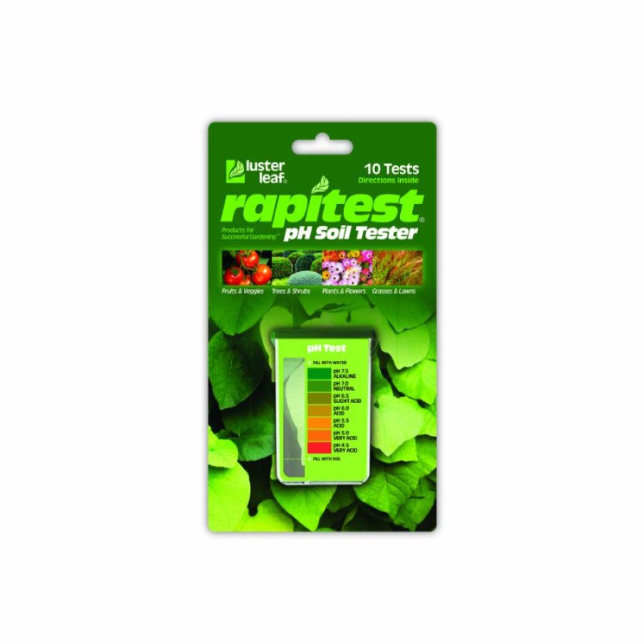 Lawn & Garden * | Store Luster Leaf 1612 Rapitest Ph Soil Tester With 10 Test Direction