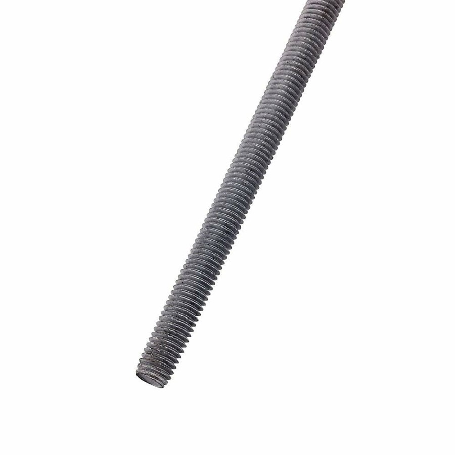 Metal Stock * | Best Sale National Hardware N825-007 Coarse Threaded T-Rod, Galvanized, 1/2 -13X