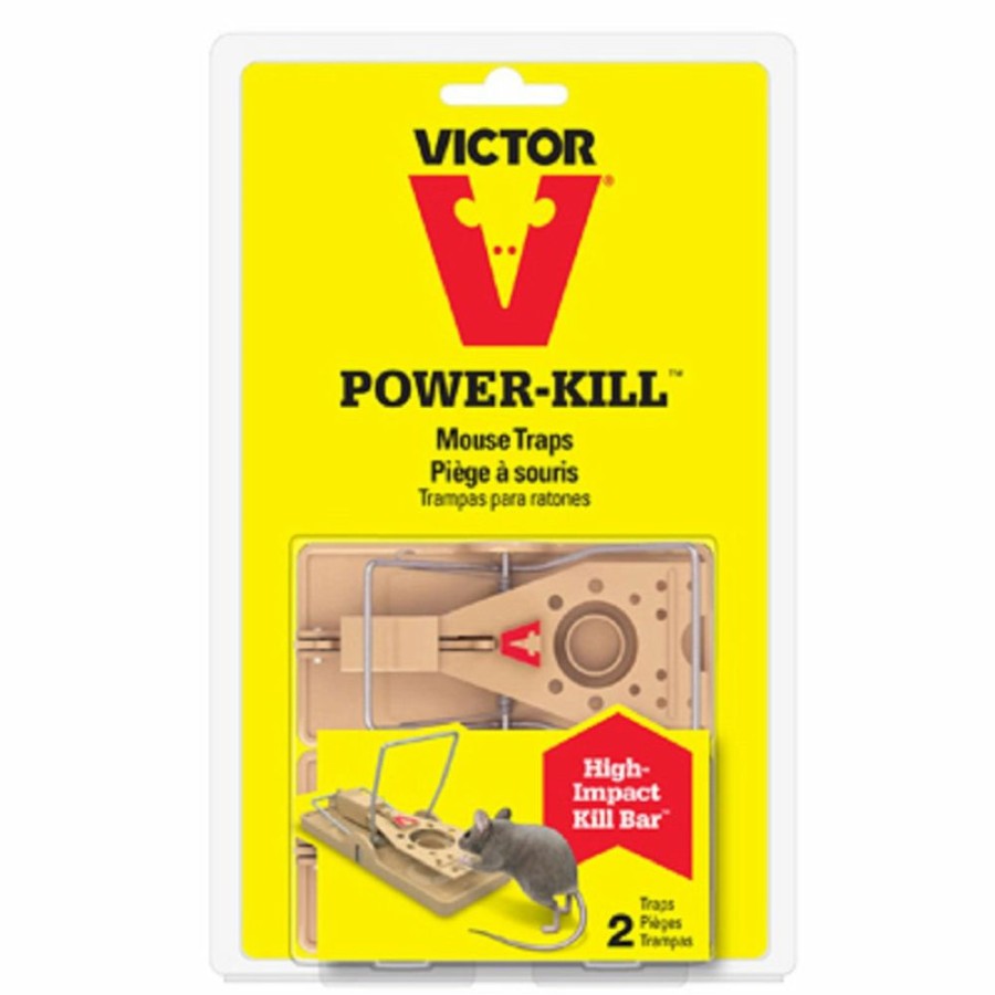 Lawn & Garden * | Official Victor M392 Power Kill Mouse Trap, 2 Pack