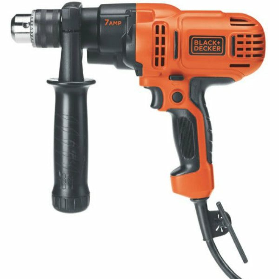 Tools For The Home * | Good Quality Black & Decker Dr560 Variable Speed Drill/Driver, 7 Amp, 1/2