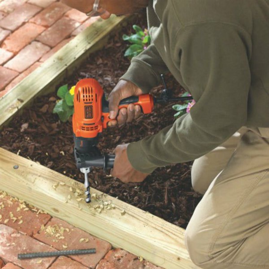 Tools For The Home * | Good Quality Black & Decker Dr560 Variable Speed Drill/Driver, 7 Amp, 1/2