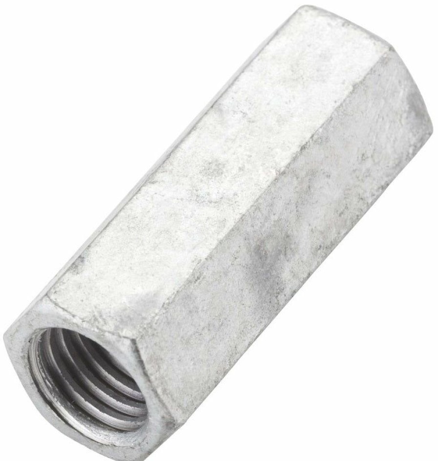 Metal Stock * | New Threads National Hardware N182-684 4013Bc Galvanized Coupler, 3/8-16