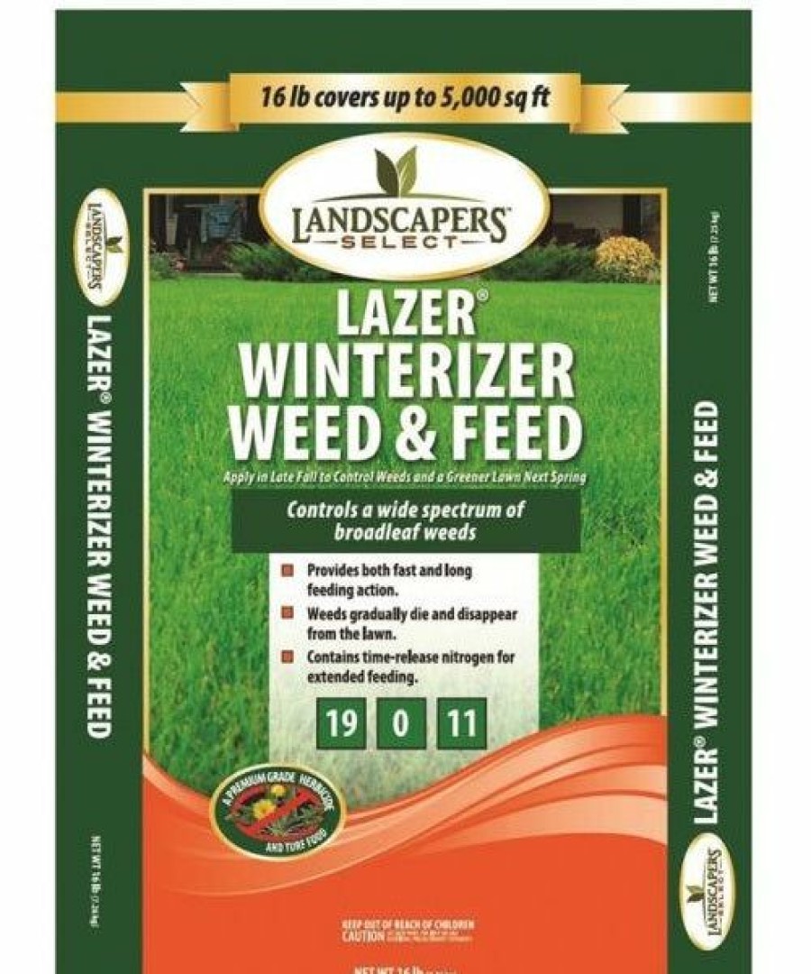 Lawn & Garden * | Clearance Landscaper Select 902732 Lazer Winterizer Weed & Feed, 19-0-11, 5,000