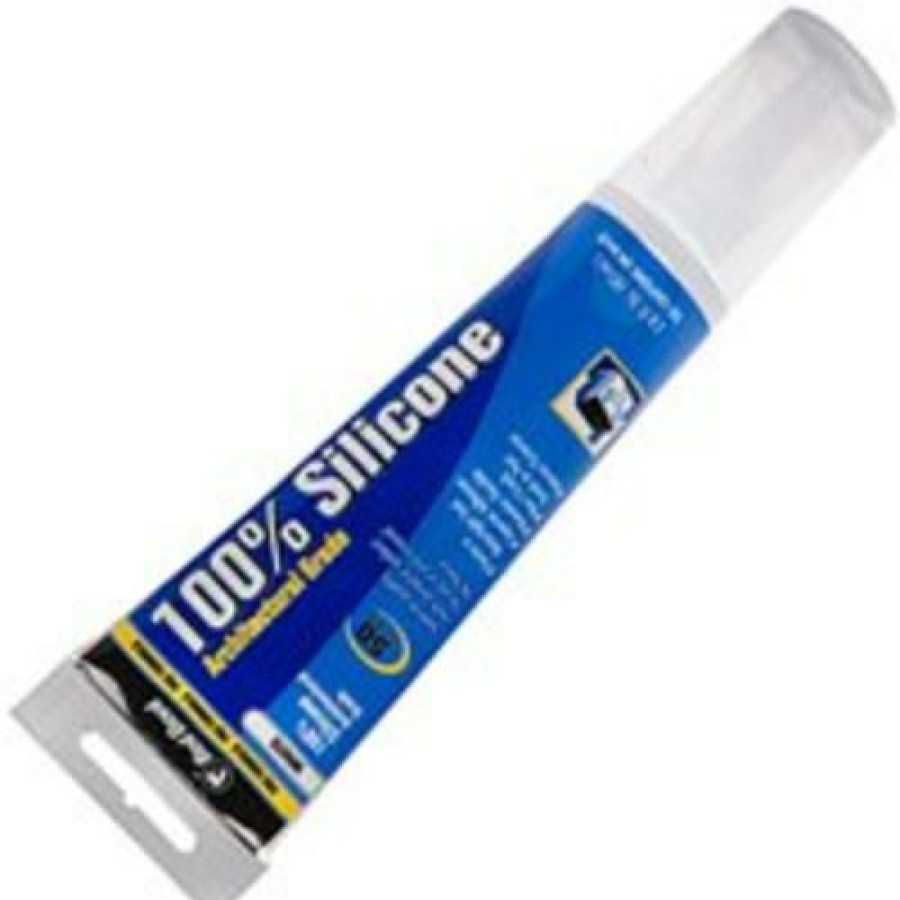 Caulk * | Clearance Red Devil 0810 100 Percent Silicone Sealant, Pure White, 2.8 Oz