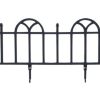 Fencing & Edging * | Official Easy Gardener 8840 Forged Iron Landscape Border, 24 L X 10.25 H, Bla