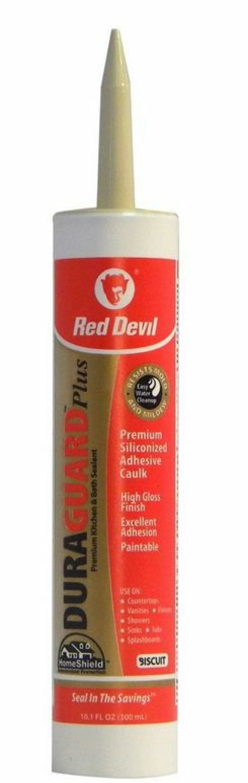 Caulk * | Sale Red Devil 075022 Duraguard Plus Kitchen & Bath Adhesive Caulk, Biscuit